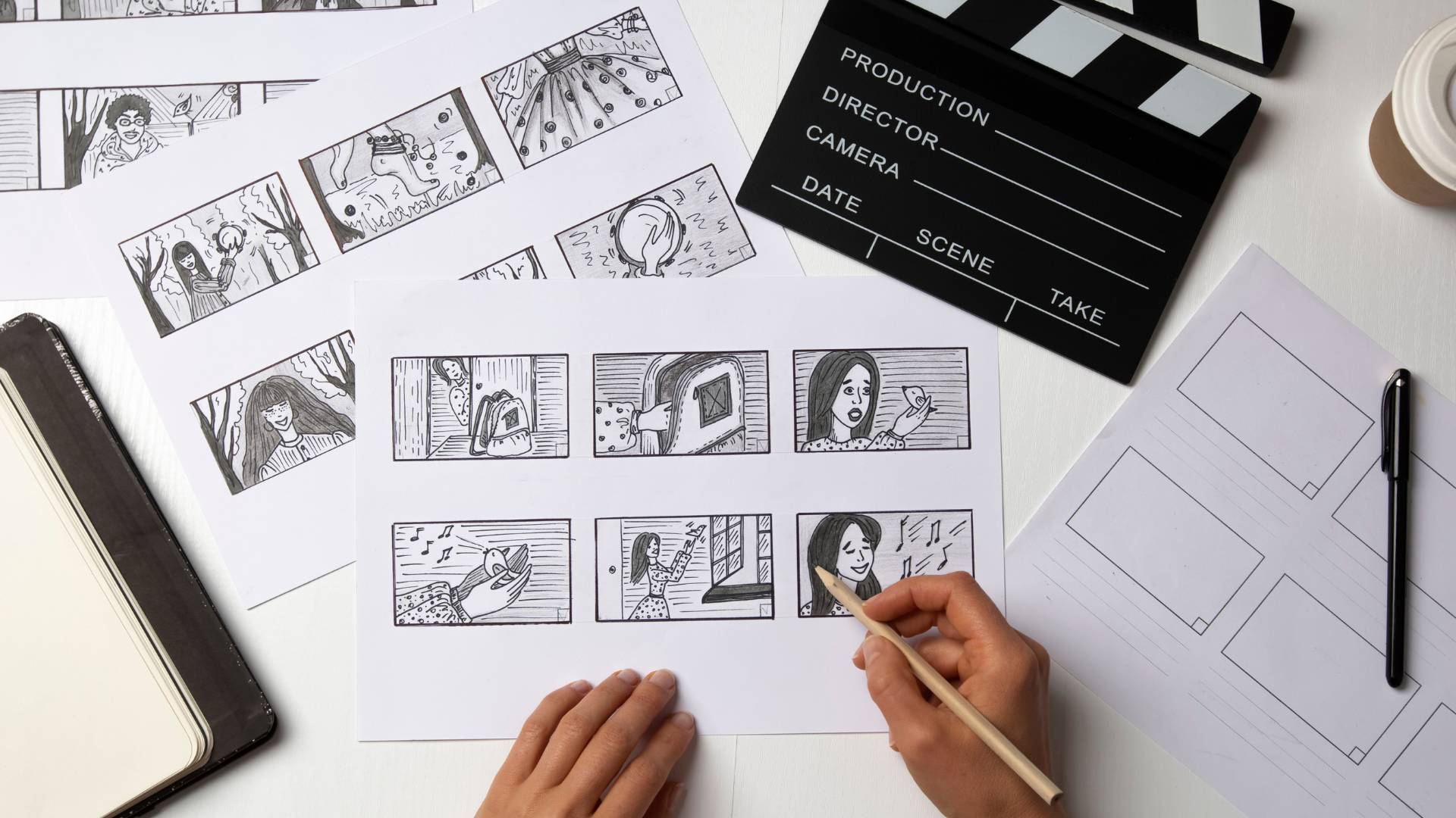 Du storyboard à l'écran : comprendre les étapes cruciales de la réalisation
